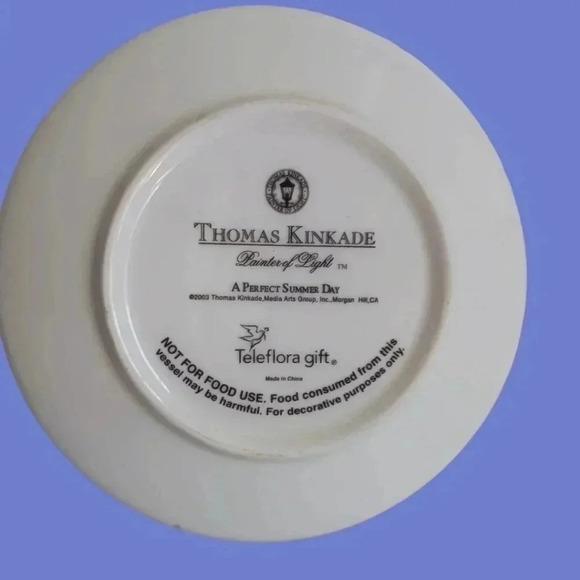 Thomas Kinkade set of cup & saucer summer day - Picture 6 of 10